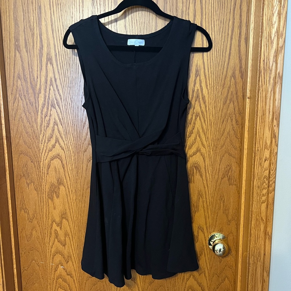 Emerald Sundae Black Mini Dress
